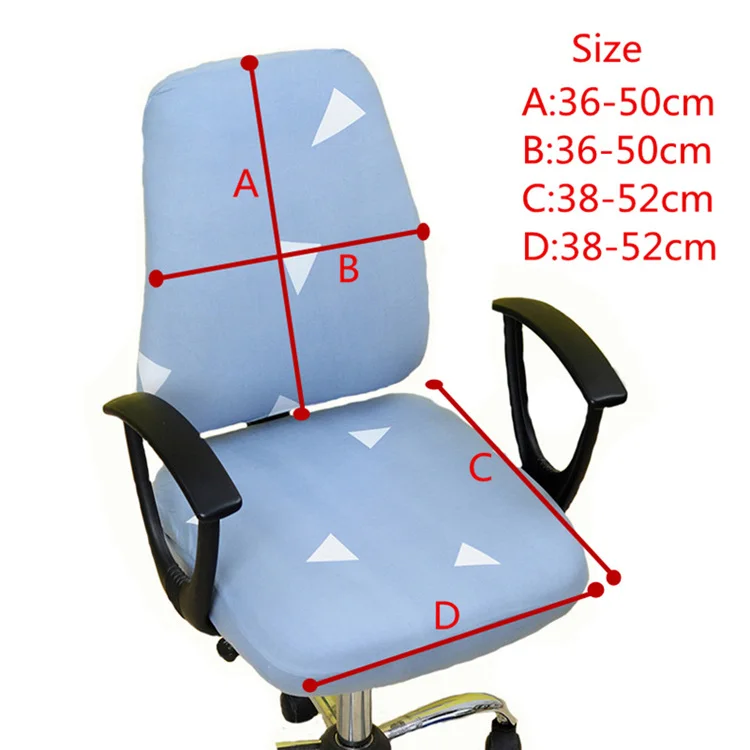 2 шт./компл. Универсальный кресло Чехлы вращающееся компьютерное кресло Чехлы стрейч спандекс стоматологическое кресло крышка протектор домашнего офиса стул чехлы