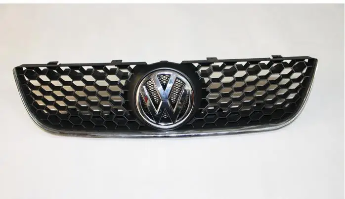 

Sporty Honey Comb Front Grille With Chrome GTI Edge For VW Polo 9N3