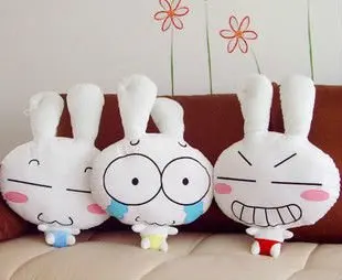 

Wholesale Plush Toys Gift Rabbit Chair Seat Cushion Car Pillow Soft Warm Cute 60*35CM 3PCS/LOT FREE SHIPPING