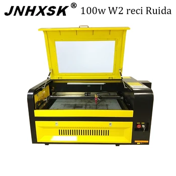 

TS6090 laser engraving machine 100w W2 reci Ruida system Support offline work CO2 Laser tube high quality honeycomb work