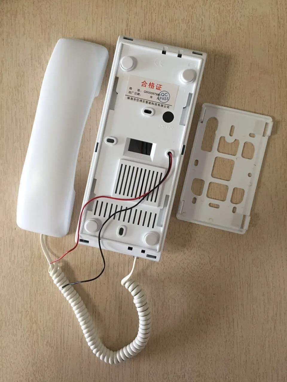 ZHUDELE Высокое качество 6-домофон для квартиры системы безопасности дома аудио дверной значок наборы для телефона 008A внутренний блок