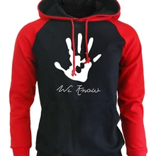 Толстовки с рукавом реглан осенне-зимняя флисовая брендовая одежда Skyrim Dark Brotherhood Hand Funny Hoodies Модный пуловер в стиле Панк Новинка