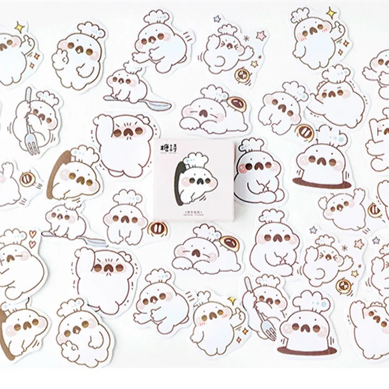 Candy poetry 45 pcs/pack cute happy diary mini paper diary sticker