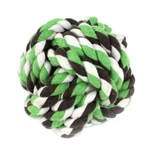 Dog Toys Resistant To Bite Bone Puppy Molars Play For Teeth Training Knot Rope Ball Pet Supplies