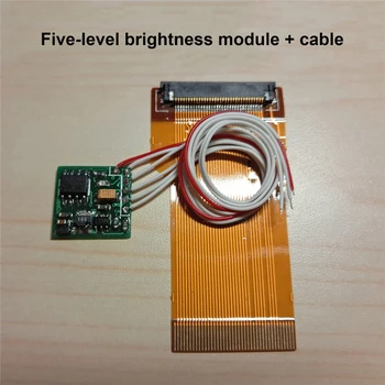 

For Nintend GBA LIGHT+Highlighting Cable Five Levels Brightness Module Highlighting Aurora Backlight Accessories Kit 32/40 pin