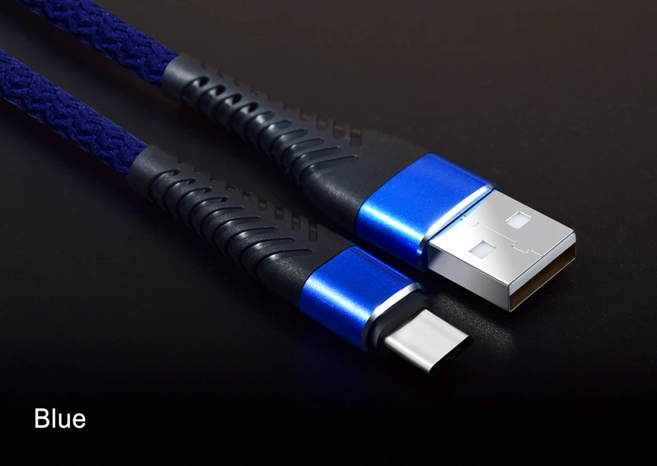 NOHON 3M 2M 1M 0,2 M type C USB кабель для быстрой зарядки с высокой прочностью для huawei samsung S8 S9 Note 9 8 Xiaomi Mi8 Mi6 кабель для синхронизации данных