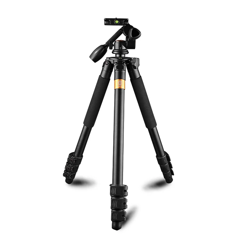 3 Way panhead camera tripod Q620 1830mm height 20kg loading kamera stand more stable easy for