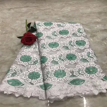 

2019 High Quality Nigerian Tulle Lace Fabric with Rhinestones African Lace Fabric Guipure Embroidered French Tulle Lace