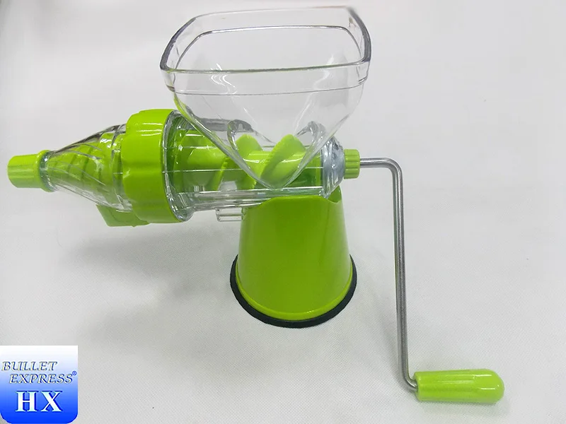 Free shipping Plastic manual juicer Grinder with Juicer And Pasta maker
