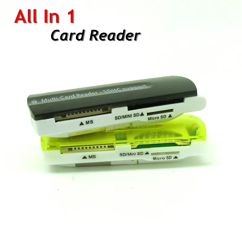 

new design boat shaped 4 in 1 USB 2.0 Multi Function Micro SD flash Memory Card Reader for TF SD M2 MS Card supprot SDHC