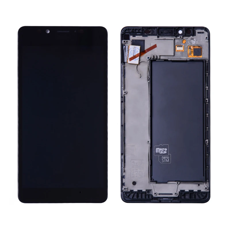 ЖК-дисплей для Nokia Lumia 950 RM-1104 кодирующий преобразователь сенсорного экрана в сборе Замена с рамкой 5,2"