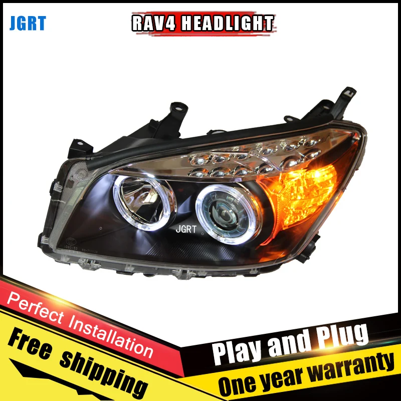 2PCS Car Style LED headlights for Toyota RAV4 2009 2013 for RAV4 head