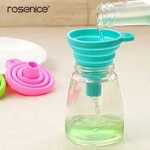 ROSENICE силиконовая Складная воронка для жидкого переноса кухонный инструмент