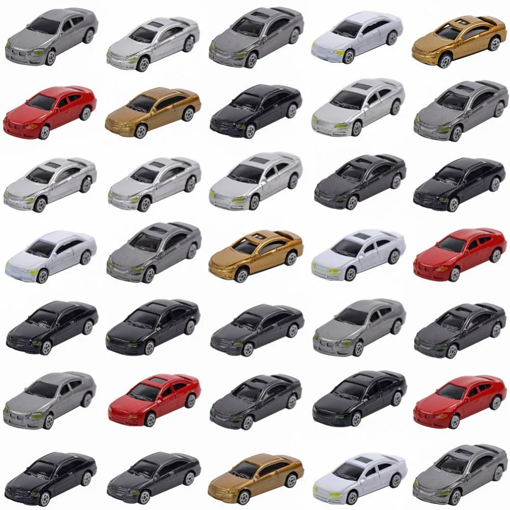 

50pcs Model Car 1:87 HO Scale Building Train Scenery C100