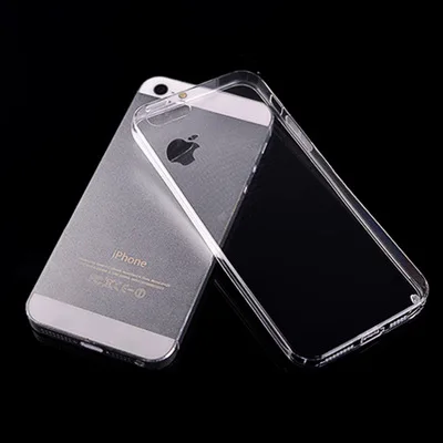 Ultra Thin HD Clear Crystal Soft TPU Silicone Phone Clear Case for iPhone 8 7 6 6S Plus 4 5 5C 5S SE 4S X