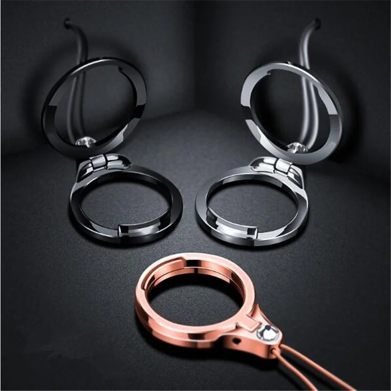 Udapakoo-2in1-Finger-Cell-Phone-Ring-Universal-Metal-Tablet-Stand-Holder-With-Lanyard-Hand-Strap-For