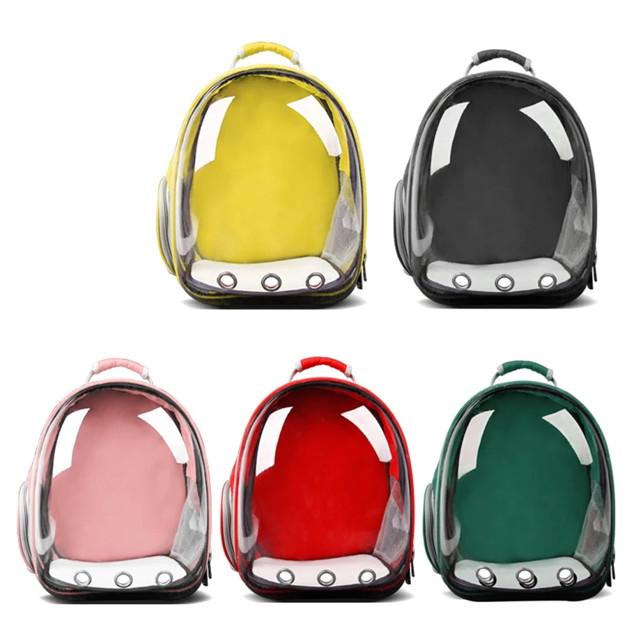 

Dog Cat Transparent Space Capsule Breathable Shoulder Bag Pet Outside Travel Portable Carry Backpack Dogs Cat Carrying Cage