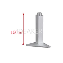 1 шт. 150 мм для мебели из сплава алюминия ножки регулируемые ноги Серебряные квадратные ножки шкаф диван ноги