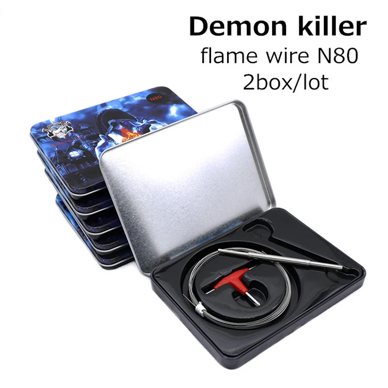 

Demon Killer Flame Wire N80 coils 316 Stainless Steel 10Feet for RDA RDTA Vape tank Atomizer electronic cigarette accessory