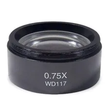 Микроскоп телескоп с линзой Барлоу, 0.75x Дополнительные Объективы 48 мм крепёжная резьба