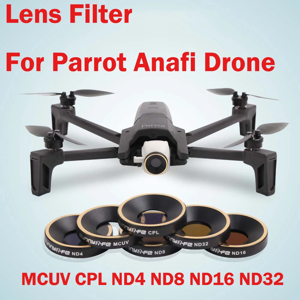 

Parrot Anafi Drone Filter MCUV CPL ND4 ND8 ND16 ND32 Camera Lens Filter for Parrot Anafi Drone Accessories