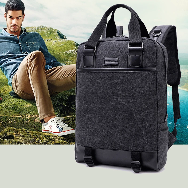 Buy stylish men's backpacks fashion casual canvas