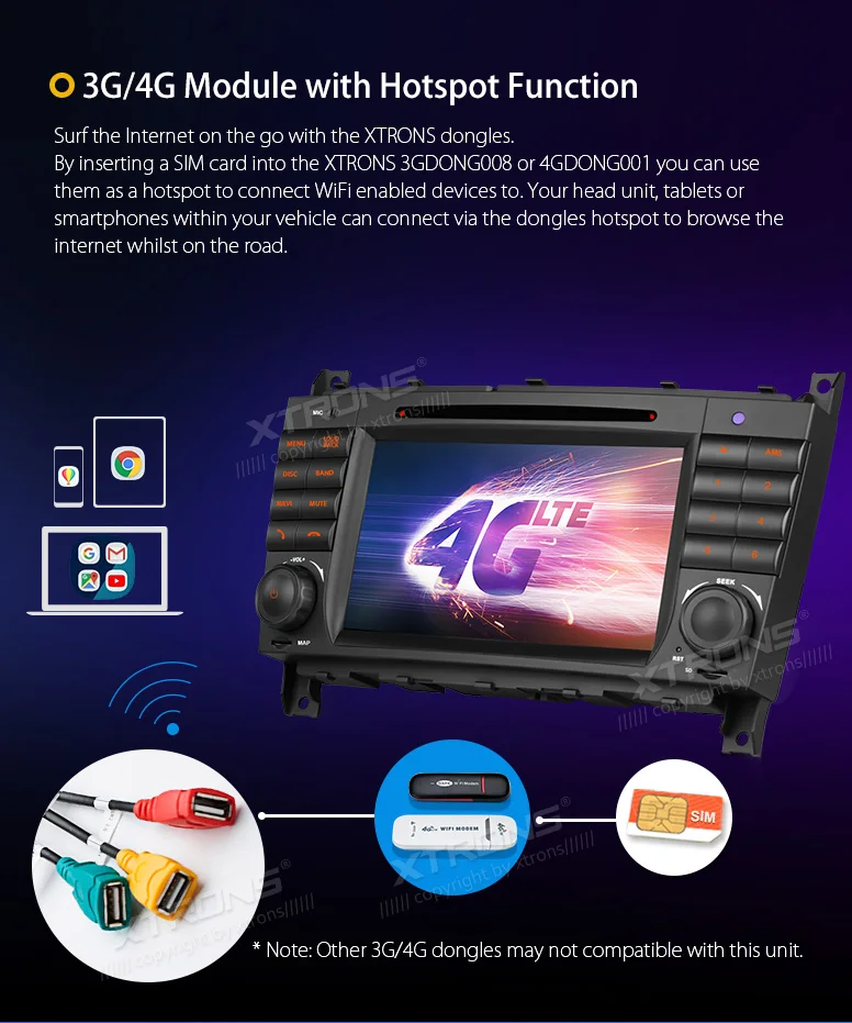 Excellent XTRONS 7" Android 8.0 Radio GPS Car DVD Player for Mercedes Benz W209 W203 C270 C280 C300 C320 C350 32 AMG W463 G350 G500 G55 16