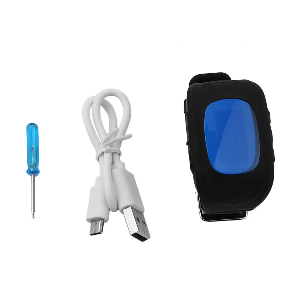  Q50 Smart Kind Uhr OLED Bildschirm GPS Tracker SOS Rufen Anti Verloren Monitor Schrittzähler Anruf 