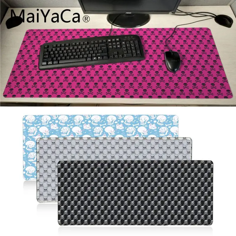 

MaiYaCa My Favorite cute girls skull pattern Customized laptop Gaming mouse pad Game Mouse Pad Gamer Desk Mat for dota2 LOL