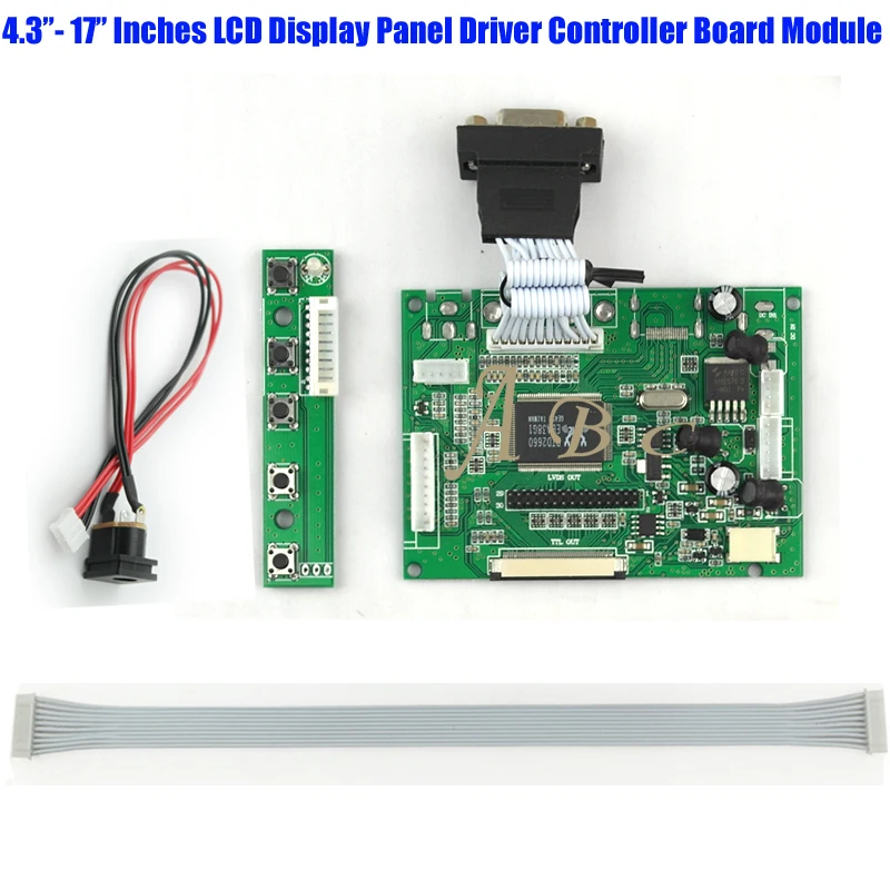 Оптовая продажа 10 шт. VGA AV 50P TTL LVDS модуль контроллера комплект монитора для Raspberry PI
