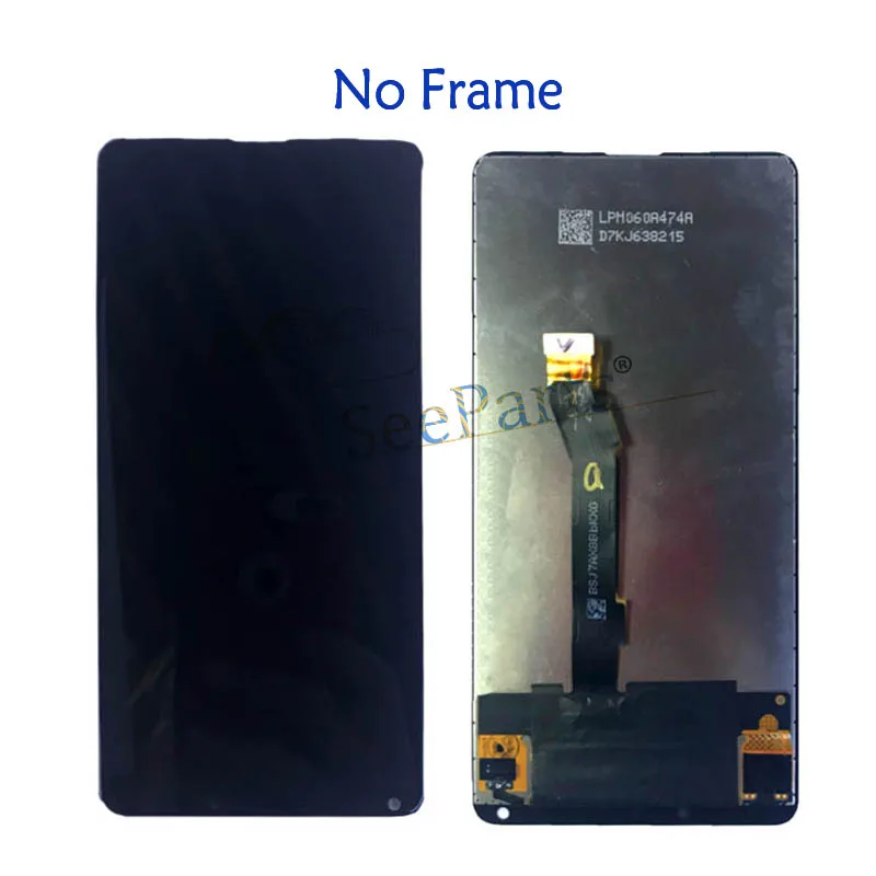 100% New Xiaomi Mix 2S Mix2S LCD Display Touch Screen Digitizer Assembly Glass Panel With Frame 5.99\