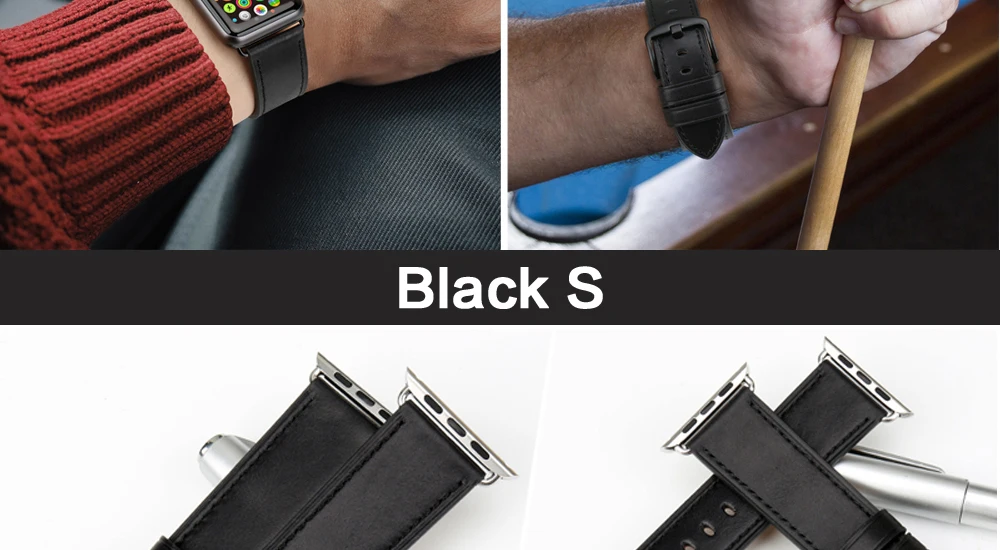 Аксессуары для часов MAIKES из натуральной кожи темно-коричневый ремешок iwatch 44 мм 40 мм для Apple Watch 42 мм 38 мм серии 4-1 браслеты