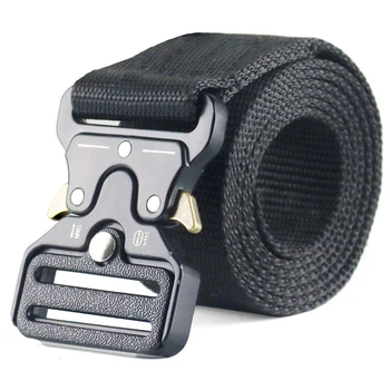 

Military Tactical Nylon Belt Outdoor Heavy Duty Web Training Belt For Men Women Jeans Pants Metal Buckle Casual Straps