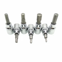 Отвертка с шестигранной головкой 3/" квадратный ударный драйвер H3 H4 H5 H6 H7 H8 H10 шестигранный ключ торцевой ключ инструменты 3 мм-10 мм 7 шт. в наборе