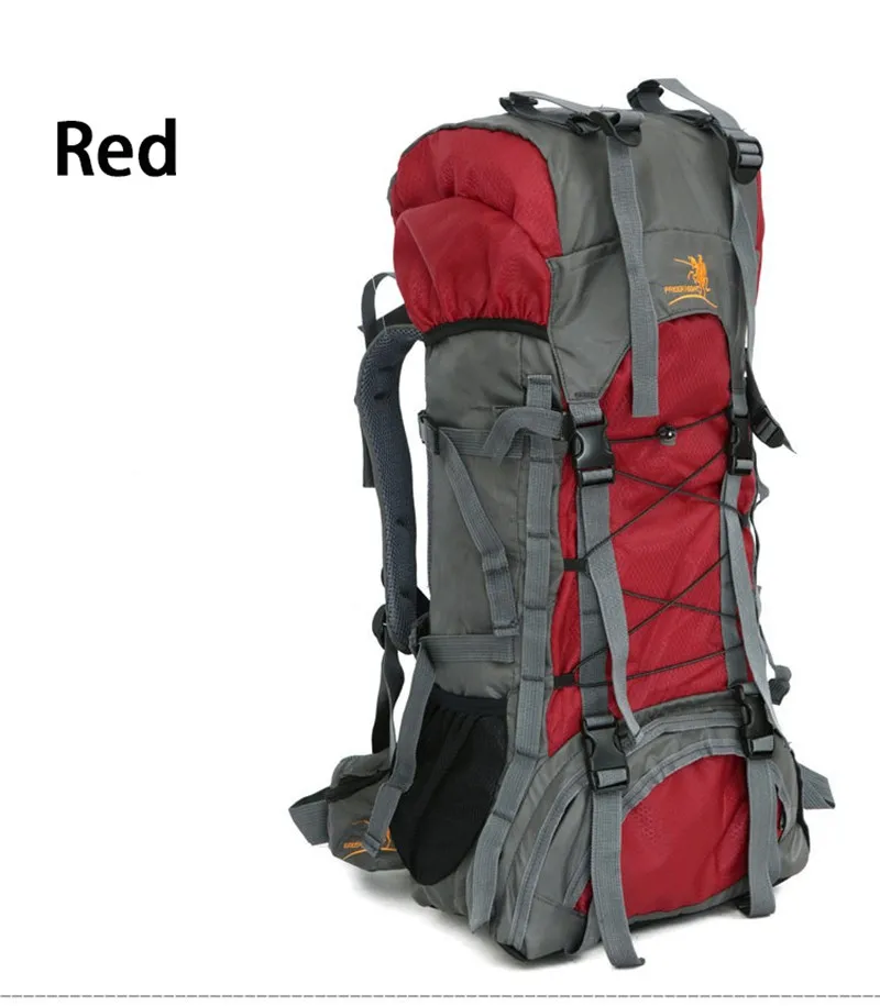 Free Knight 60L Outdoor Sports Professional Climbing Hiking Backpack Unisex Waterproof Nylon Travel Bags 6 Colors