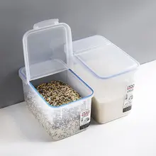 Kitchen Transparent Storage Box Grains Beans Storage Contain Sealed Home Organizer Food Container Refrigerator Storage Boxes