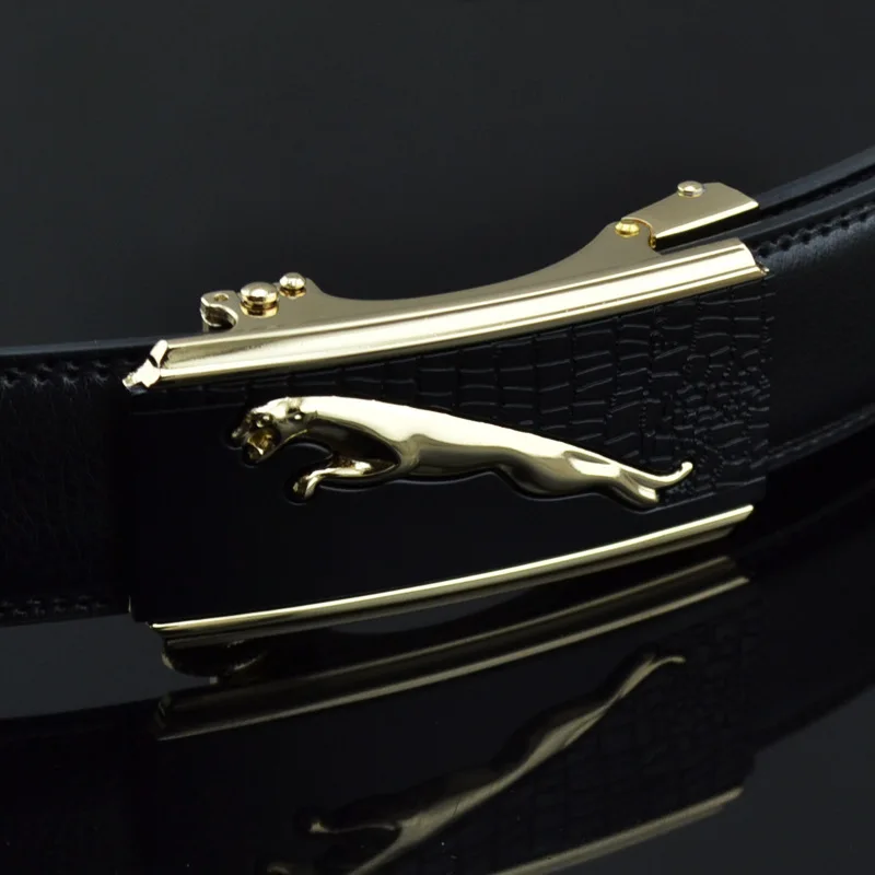 KAWEIDA Элитный бренд Крокодил Леопард Автоматическая пряжка Дизайнер Ремни для Для мужчин из натуральной кожи пояс Luxe аксессуары