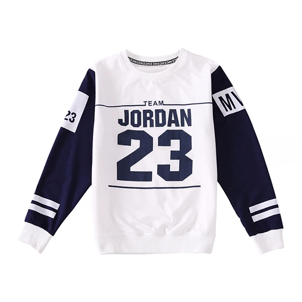 Yilaku/Детский свитер; осенний свитер с длинными рукавами для мальчиков с буквенным принтом «номер 23»; свитер для малышей; Одежда для мальчиков; Цвет белый; CG365 - Цвет: white
