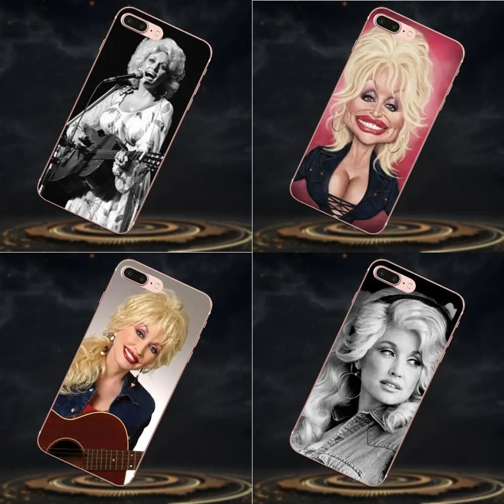 Чехлы из ТПУ для Samsung Galaxy Note 5 8 9 S3 S4 S5 S6 S7 S8 S9 S10 mini Edge Plus Lite Singer Dolly Parton | Мобильные
