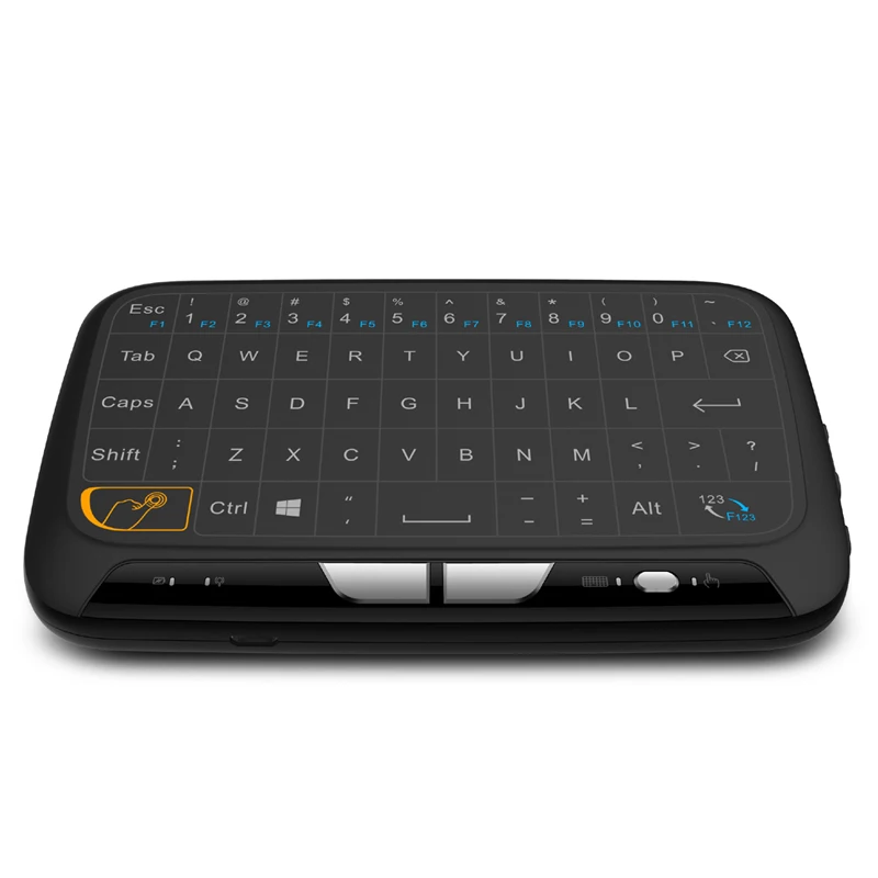 Беспроводная мини клавиатура H18 + 2 4 ГГц QWERTY тачпад мышь Usb подсветка Air Mouse