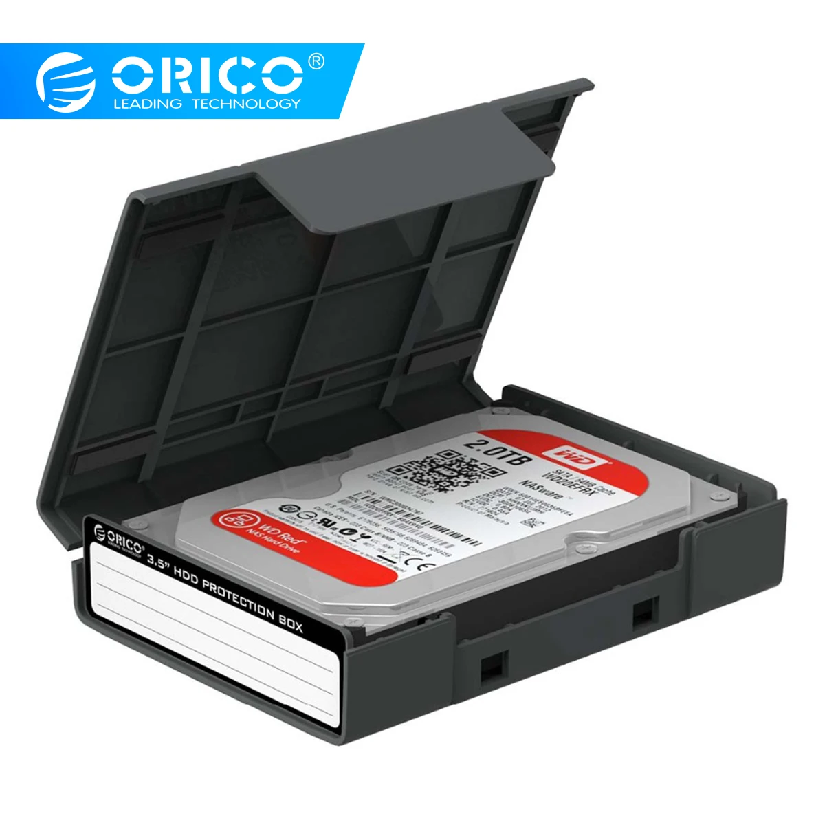 ORICO 3,5 дюймов жесткий диск сумки чехлы водонепроницаемый HDD защитная коробка