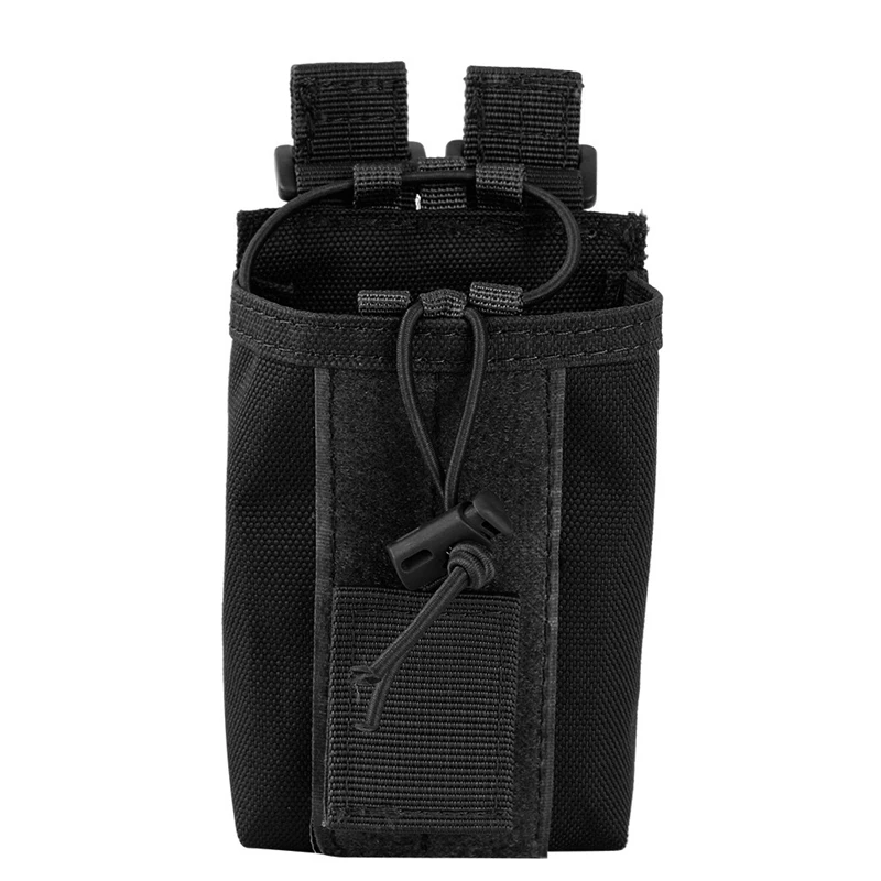 Тактический Molle Walkie-talkie Pouch Interphone Storage Bag Открытый Molle Radio Pouch для военного использования Walkie-Talkie Чехол-держатель