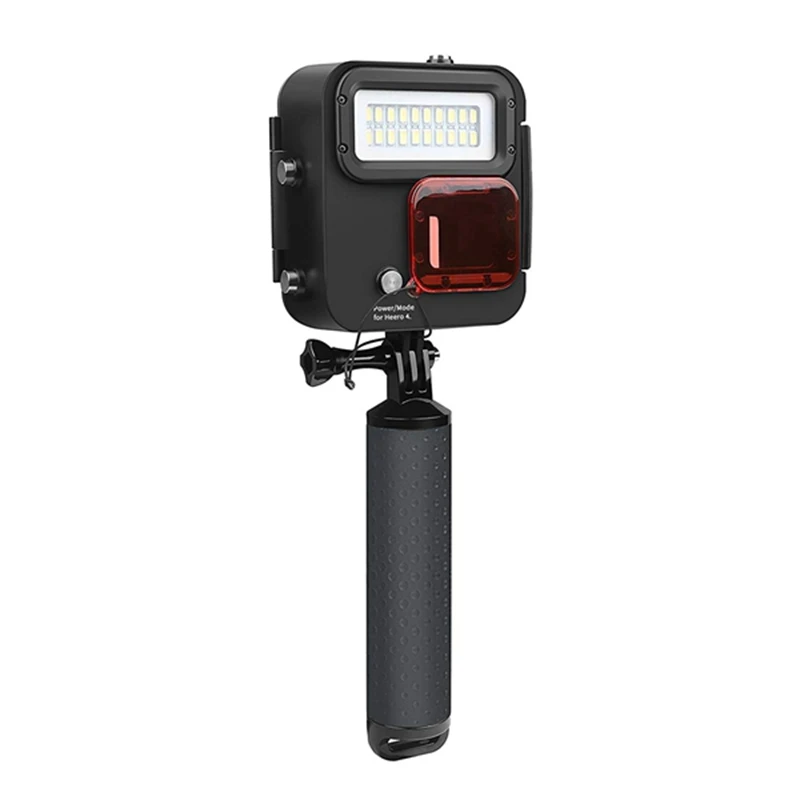 

SHOOT 1000LM Kangaroo Diving Light for GoPro HERO7 Black/HERO6/HERO5/HERO4/HERO(2018),Waterproof Case 30m (98 feet), LED Under