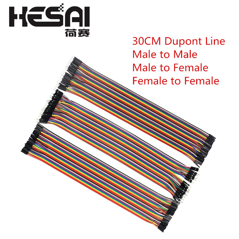 

30cm Male to Male + Male to Female and Female to Female DuPont Cable Line Jumper Connector Breadboard for arduino Diy Kit