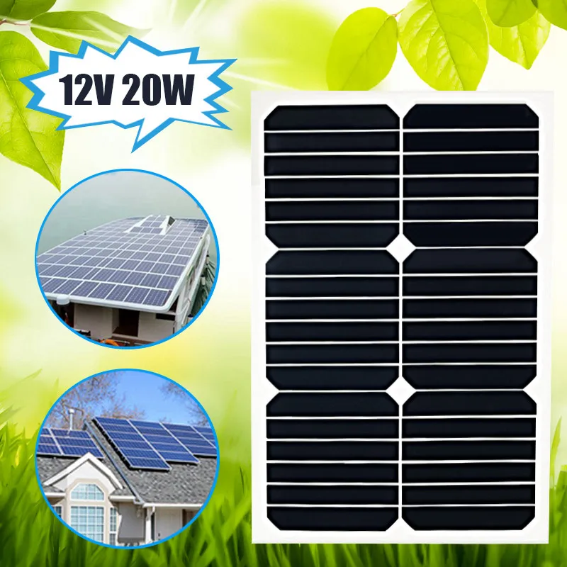 Leory 20 w 12 v monocristalino solar