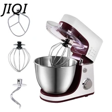 JIQI Электрический хлебный миксер для теста, крем, взбиватель для яиц, блендер, шеф-повар, машина для размешивания, Commercal, пищевой взбиватель молочного коктейля, ЕС