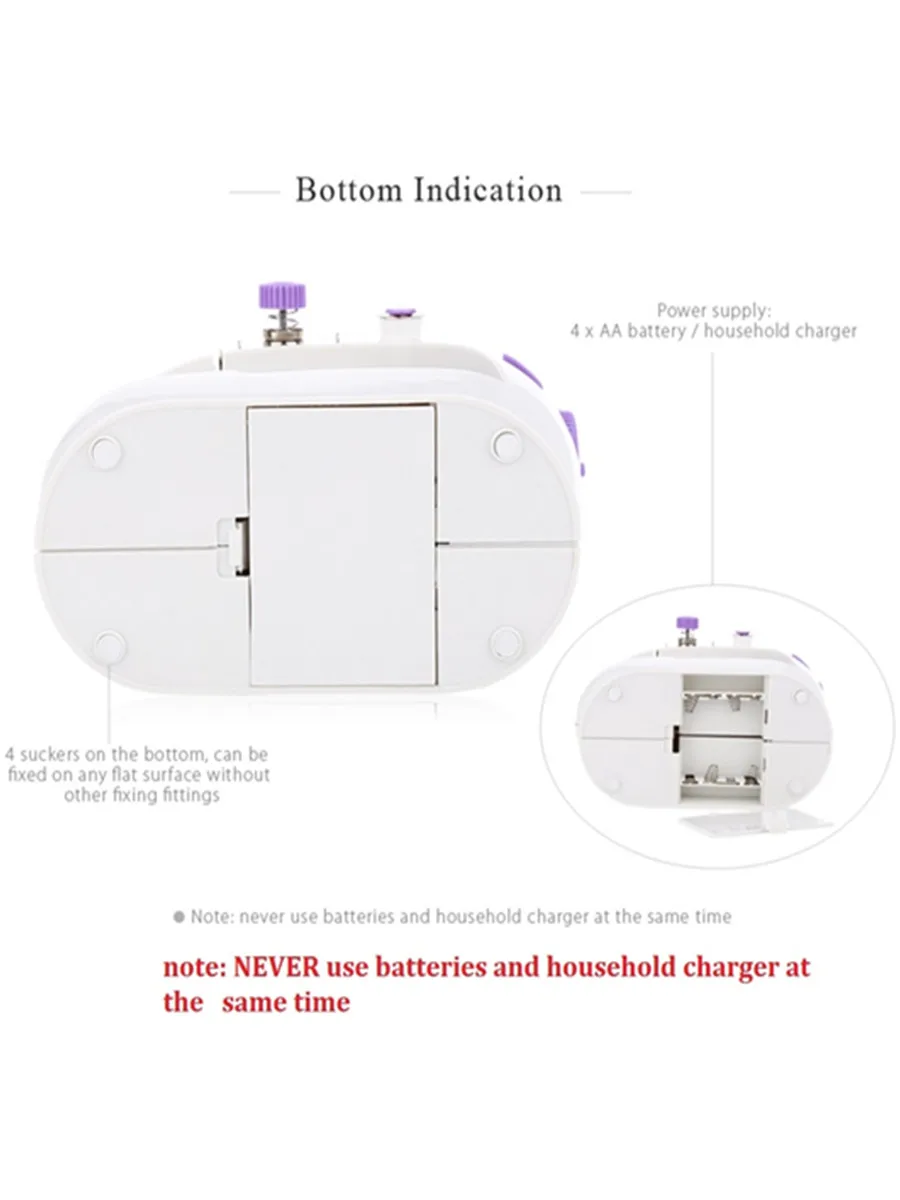 Портативная мини швейная машина с настольной бытовой швейной машиной профессиональная портативная швейная машина costura Clothes 201