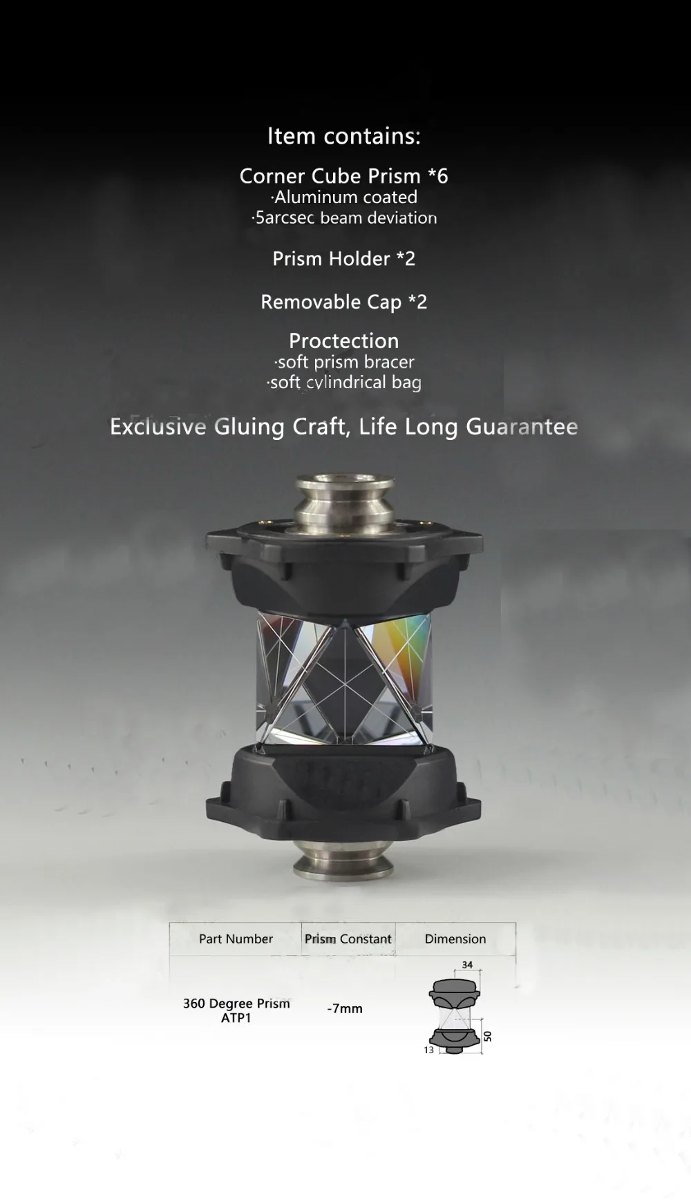 Topcon Sokkia Style 360 Degree Prism Total Station Reflector Replace Atp1 Ebay Topcon Sokkia Style 360 Degree Prism Total Station Reflector Replace Atp1 Ebay
