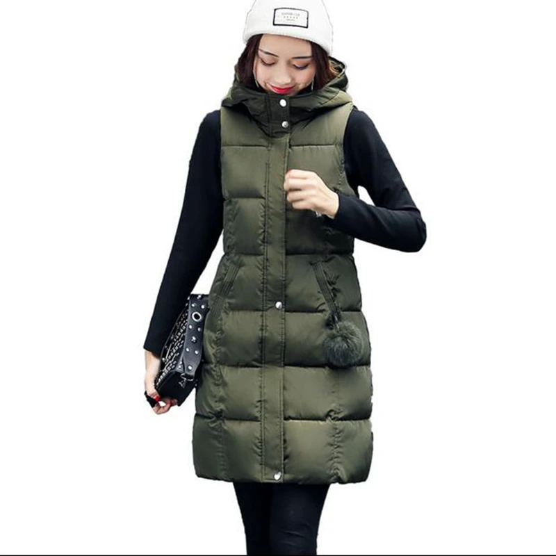 Free Delivery 2017 New Winter Vest Women Fashion Waistcoat Slim Vests