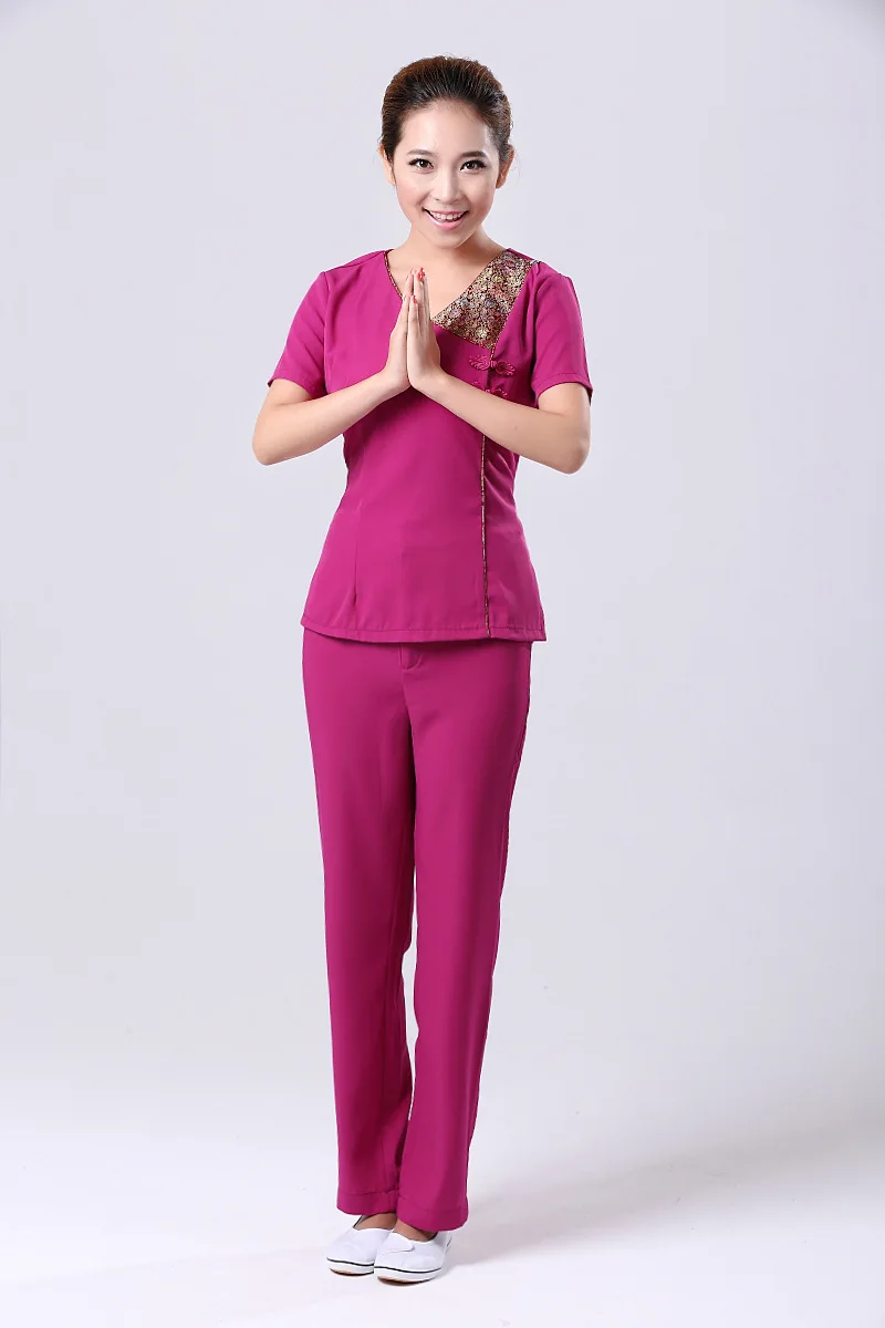 The new SPA service work beauty salon female beauty clothes beautician